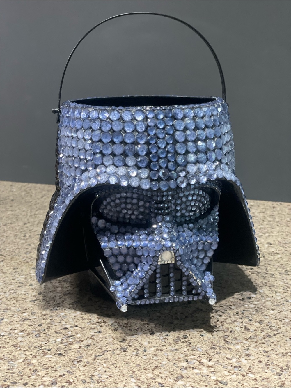 One of a kind * hand bedazzled Darth Vader bucket